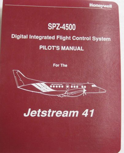 Spz-4500 original digital flight control system pilot&#039;s manual jetstream 41