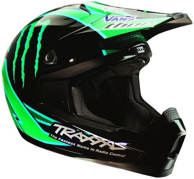 Thor quadrant pro circuit mx motorcycle helmet black 2xl/xx-large