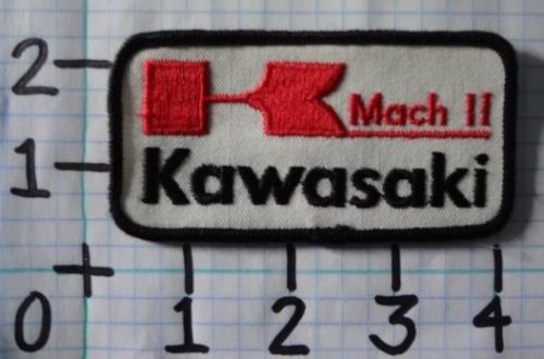 Vintage kawasaki motorcycle patch from the 70&#039;s 014 mach ii