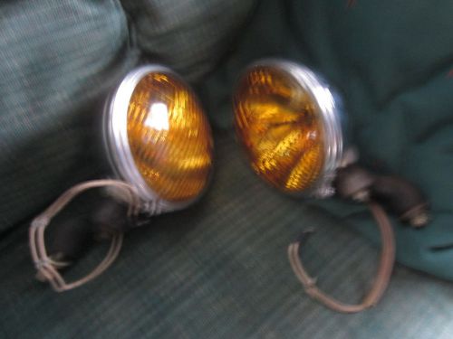 King bee 6 volt fog light glass lens no.98-99 1930&#039;s 1940&#039;s