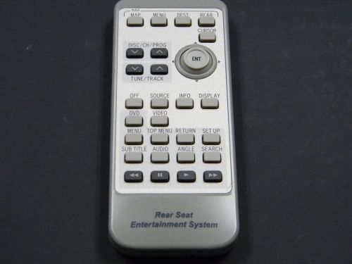 Lexus  rear dvd entertainment remote control rear seat oem 86170-60030