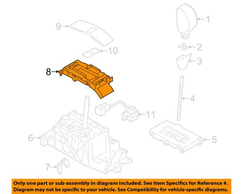 Subaru oem 2015 legacy shifter-housing 35170al00a