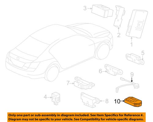 Honda oem 14-15 accord keyless entry-transmitter 72147t3wa21