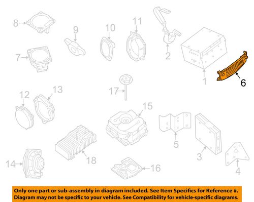 Infiniti nissan oem 14-15 qx60 sound system-audio switch 253913ja0a