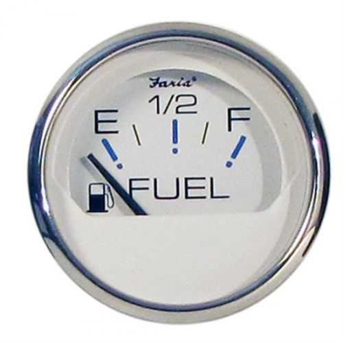 Faria white chesapeake ss fuel gauge