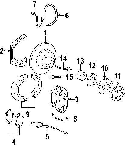 Porsche 98635293910 genuine oem brake pads