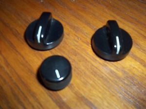 94-97 dodge ram ac  heater control knobs set of 3