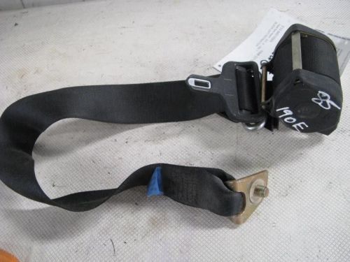 85 mercedes 190e seat belt assembly right passenger rh rear back 12555