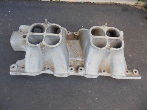 Factory original offenhauser boss 302 tunnel ram lower intake manifold/..# 5931