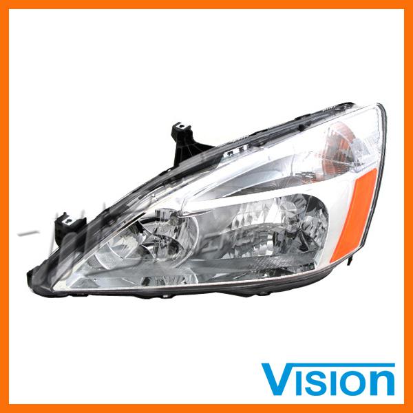 03-07 honda accord lx ex dx se v6 hybrid driver left head light lamp halogen new