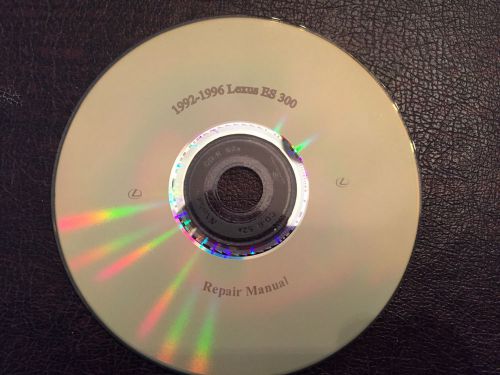 Lexus es300 repair manual disk 1992-1996