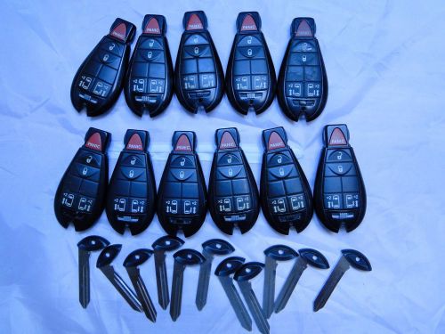 Unlocked - lot 11 iyz-c01c chrysler fobik remotes - ready to be programmed