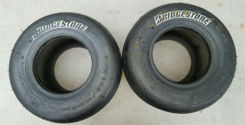 Go kart racing tires bridgestone 4.5/10.0-5 dr10 ylc, wka, barstool racers