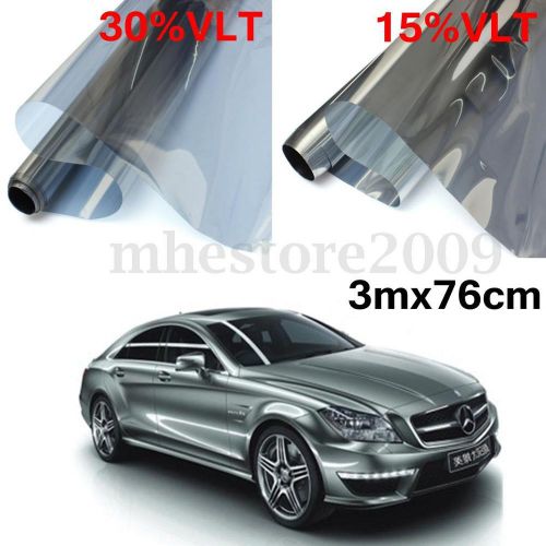 Tint film 15% 30% vlt 3m x 76cm feet roll car auto home office window tinting