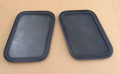 Nos custom van porthole windows  - parallelogram fits gmc - chevy - dodge