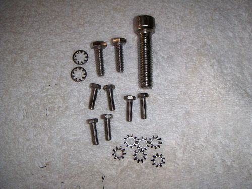 Mercruiser alpha one gen ii sterndrive anode hardware kit stainless steel