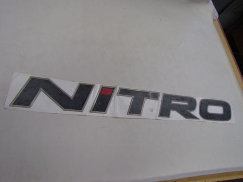 Tracker nitro 154561 raised decal 42&#034; x 4 3/4&#034; marine boat