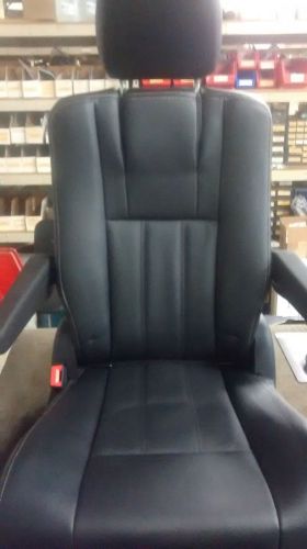 Dodge / chrysler minivan 2011-2016 black leather bucket seats