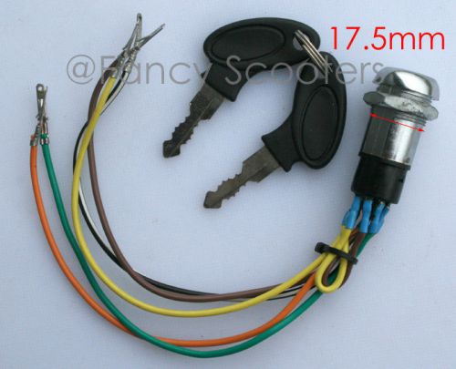 5 wires ignition key a for mini gas scooter, choppers and  pocket bikes