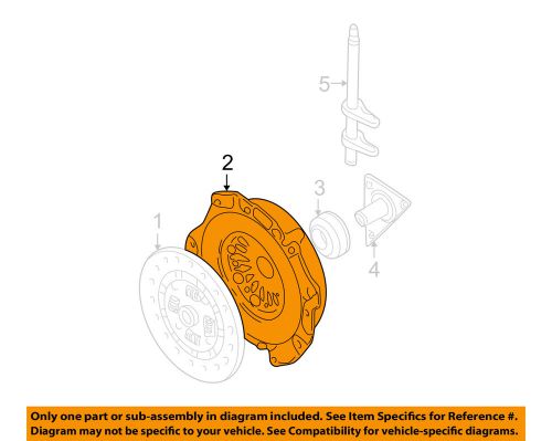 Hyundai oem 02-05 sonata-clutch pressure plate 4130039115