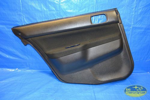 2006 mitsubishi lancer evolution 9 oem rear left lh driver door panel