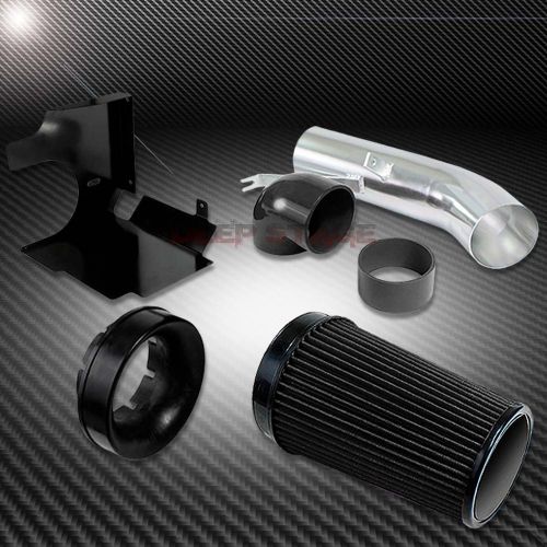 For gmc suburban/yukon heat shield cold air intake induction+filter kit black