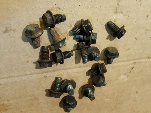 Used original gm pontiac 350 400 455 oil pan bolts lot of 17