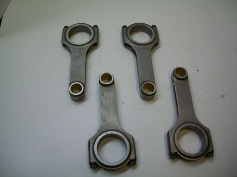 Scat connecting rods 350 chevy 5.7" long h-beam imca ump wissota 