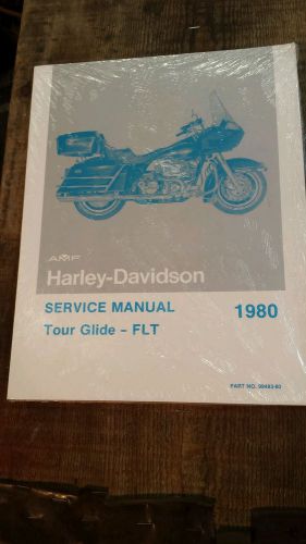 Nos harley service manual 1980 flt shovelhead tour glide repair manual amf flh