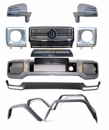 Mercedes benz w463 g class full facelift g63 body kit b-style g63 bumper