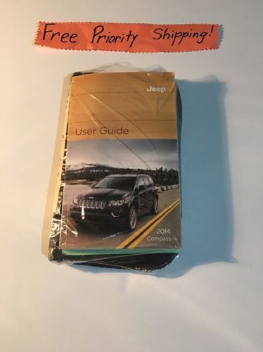 2014 jeep compass   owners manual. #0167 free priority shipping!