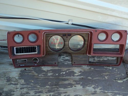 1973/74/75/76/77 chevelle/monte carlo instrument cluster/speedo bezel