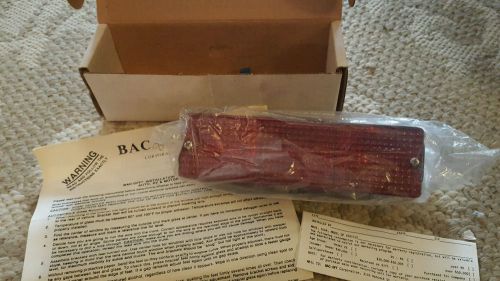 Vintage auto bus motorcycle rat rod red tail light, brake light lamp