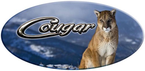 Custom cougar rv large 22x42&#034; quality graphic decal mountain scene keystone