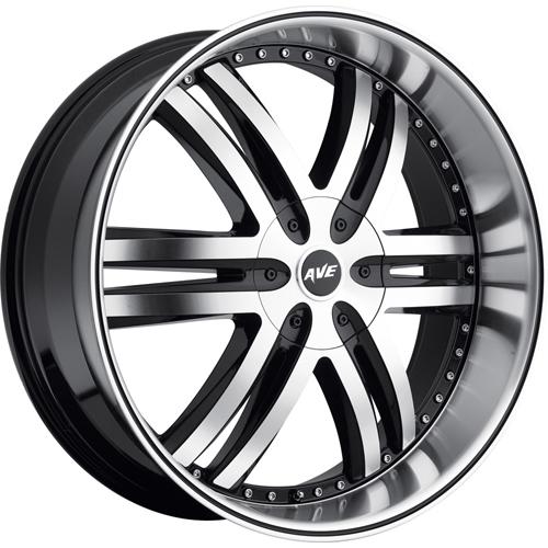 20x9 machined black avenue a607 wheels 5x150 +25 toyota land cruiser sequoia