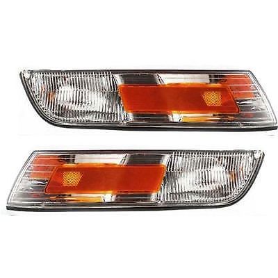 New set of 2 corner lights parking side marker lamps left &amp; right lh rh pair