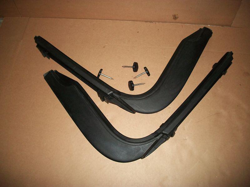 Jeep wrangler tj soft top full door surround pair  mount trim w/screws original