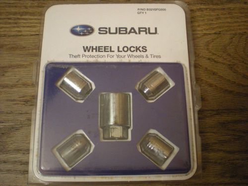 Subaru wheel locks set part b321sfg000