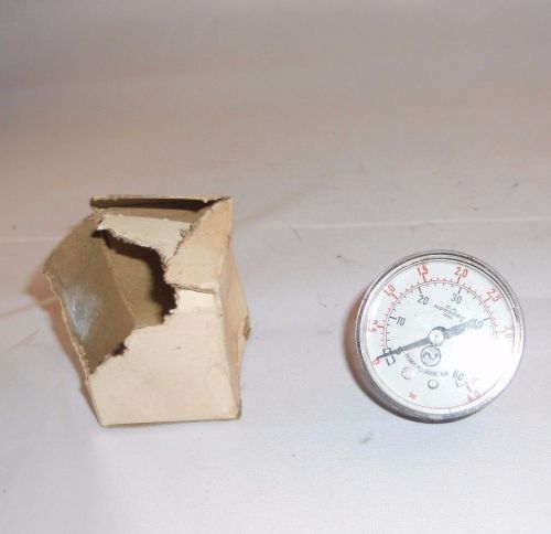 Nos new norgren pressure gauge 0-60 psi 18-013-208 round meter