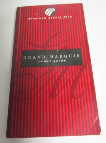 1995 mercury grand marquis owners manual