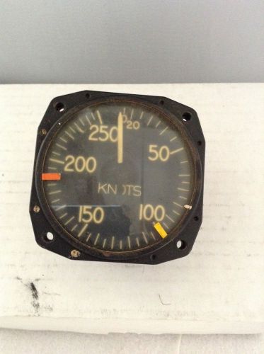 Vintage aerosonic  air speed indicator aircraft gauge