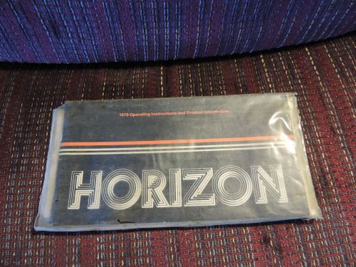 1979 plymouth horizon owner&#039;s manual