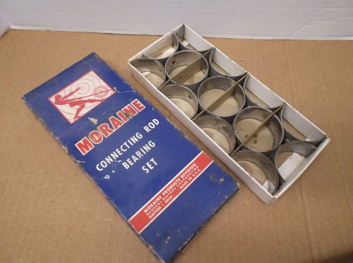 Vintage moraine connecting rod bearing set  #513315