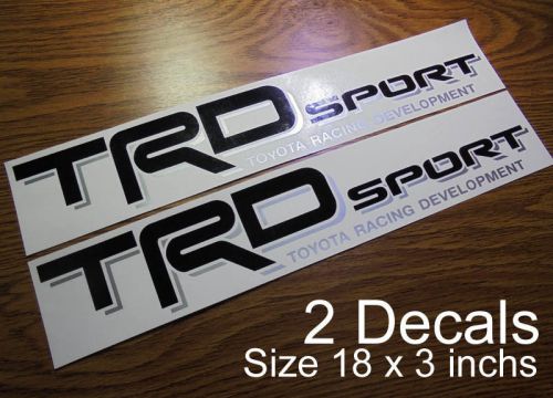 2 trd sport off road stickers decals toyota tundra tacoma vinyls truck bsil 4x2