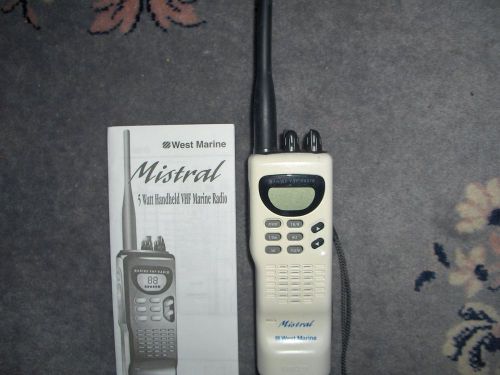 Uniden west marine mistral handheld vhf radio