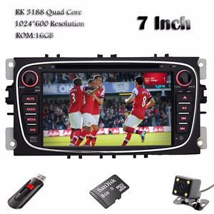 Android 4.4.4 wifi car dvd gps navi player wifi 3g for ford focus transit mondeo