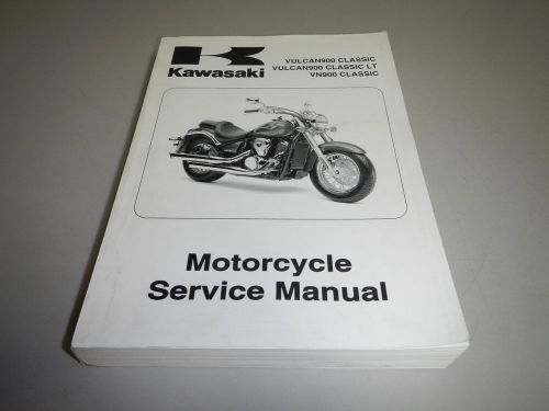 2006 genuine kawasaki vulcan 900 classic / lt / vn900 motorcycle service manual