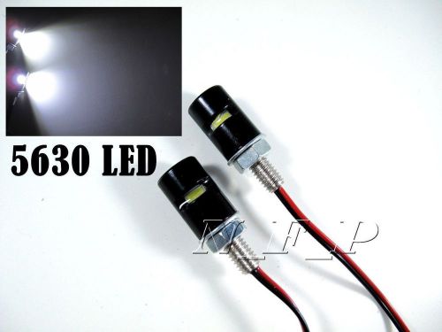 Black motorcycle led 5630 license plate bolt lights vintage classic car hotrod