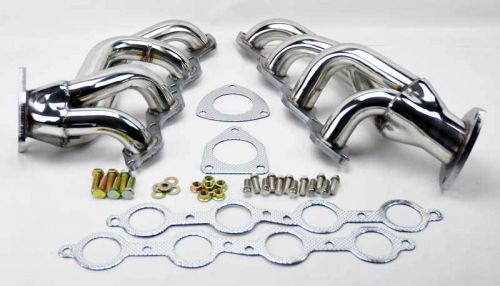 Chevy gmc avalanche silverado sierra tahoe 00-06 4.8l 5.3l v8 headers pair