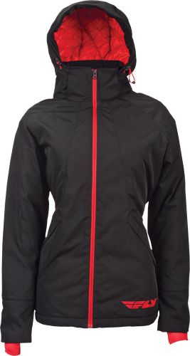 Fly racing lean jacket black/red m